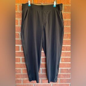 Athleta Brooklyn Ankle Pant Size 16 Black Casual Pull On Pants.